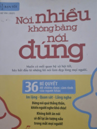 Image of Nói nhiều không bằng nói đúng